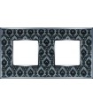 Рамка на 2 поста гор/верт FEDE VINTAGE TAPESTRY, decornoir - bright chrome FD01322DNCB