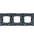 Рамка на 3 поста гор/верт FEDE VINTAGE TAPESTRY, decornoir - bright chrome FD01323DNCB