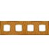 Рамка на 4 поста гор/верт FEDE VINTAGE TAPESTRY, alienagold - bright gold FD01324GOB