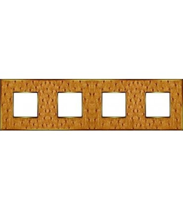 Рамка на 4 поста гор/верт FEDE VINTAGE TAPESTRY, alienagold - bright gold FD01324GOB