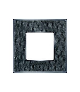 Рамка на 1 пост гор/верт FEDE VINTAGE TAPESTRY, alienasilver - bright chrome FD01321SCB