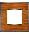 Рамка на 1 пост гор/верт FEDE VINTAGE WOOD, cherry-bright chrome FD01311CCB