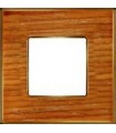 Рамка на 1 пост гор/верт FEDE VINTAGE WOOD, cherry-bright gold FD01311COB