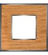 Рамка на 1 пост гор/верт FEDE VINTAGE WOOD, oak-bright chrome FD01311OCB