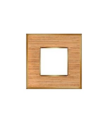 Рамка на 1 пост гор/верт FEDE VINTAGE WOOD, oak-bright gold FD01311OOB