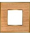 Рамка на 1 пост гор/верт FEDE VINTAGE WOOD, oak-bright gold FD01311OOB