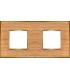 Рамка на 2 поста гор/верт FEDE VINTAGE WOOD, oak-bright gold FD01312OOB