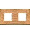 Рамка на 2 поста гор/верт FEDE VINTAGE WOOD, oak-bright gold FD01312OOB