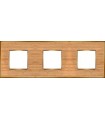 Рамка на 3 поста гор/верт FEDE VINTAGE WOOD, oak-bright gold FD01313OOB