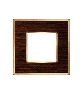 Рамка на 1 пост FEDE VINTAGE WOOD, wenge-bright gold FD01311WOB