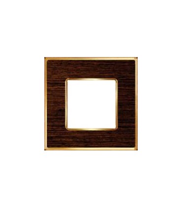 Рамка на 1 пост FEDE VINTAGE WOOD, wenge-bright gold FD01311WOB