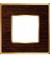 Рамка на 1 пост FEDE VINTAGE WOOD, wenge-bright gold FD01311WOB
