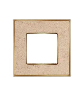 Рамка на 1 пост FEDE VINTAGE CORINTO, auroramarble-bright gold FD01331AMOB