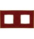 Рамка на 2 поста гор/верт FEDE VINTAGE CORINTO, pompeired-bright gold FD01332PROB
