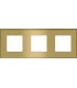 Рамка на 3 поста гор/верт FEDE MADRID, bright gold FD01243OB