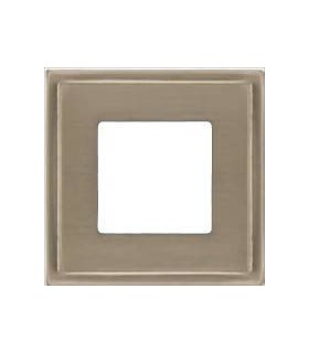 Рамка на 1 пост FEDE MADRID, nickel satin FD01241NS