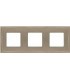 Рамка на 3 поста гор/верт FEDE MADRID, nickel satin FD01243NS