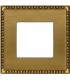 Рамка на 1 пост гор/верт FEDE TOLEDO, bright patina FD01211PB