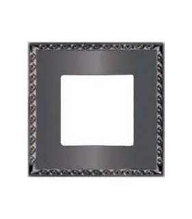 Рамка на 1 пост гор/верт FEDE TOLEDO, graphite FD01211GR