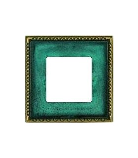 Рамка на 1 пост гор/верт FEDE TOLEDO, oxyde green FD01211VO