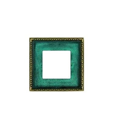 Рамка на 1 пост гор/верт FEDE TOLEDO, oxyde green FD01211VO