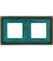 Рамка на 2 поста гор/верт FEDE TOLEDO, oxyde green FD01212VO