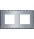 Рамка на 2 поста гор/верт FEDE TOLEDO, bright chrome FD01212CB