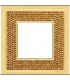 Рамка на 1 пост гор/верт FEDE Crystal De Luxe Art, real gold FD01291OR
