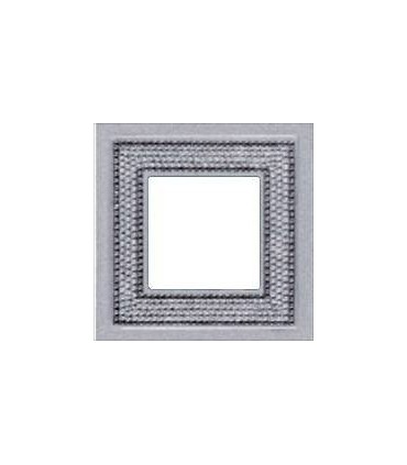 Рамка на 1 пост гор/верт FEDE Crystal De Luxe Art, bright chrome FD01291CB