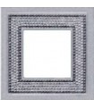 Рамка на 1 пост гор/верт FEDE Crystal De Luxe Art, bright chrome FD01291CB