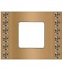 Рамка на 1 пост гор/верт FEDE Crystal De Luxe Velvet, с кристаллами, real gold FD01271OR