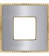 Рамка на 1 пост FEDE BELLE EPOQUE METAL GOLD, bright chrome + bright gold FD01431CBOB