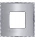 Рамка на 1 пост гор/верт FEDE BELLE EPOQUE METAL CHROME, bright chrome + bright chrome FD01431CBCB