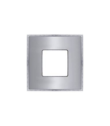 Рамка на 1 пост гор/верт FEDE BELLE EPOQUE METAL CHROME, bright chrome + bright chrome FD01431CBCB