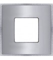 Рамка на 1 пост гор/верт FEDE BELLE EPOQUE METAL CHROME, bright chrome + bright chrome FD01431CBCB