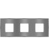 Рамка на 3 поста гор/верт FEDE BELLE EPOQUE METAL CHROME, bright chrome + bright chrome FD01433CBCB