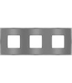 Рамка на 3 поста гор/верт FEDE BELLE EPOQUE METAL CHROME, bright chrome + bright chrome FD01433CBCB