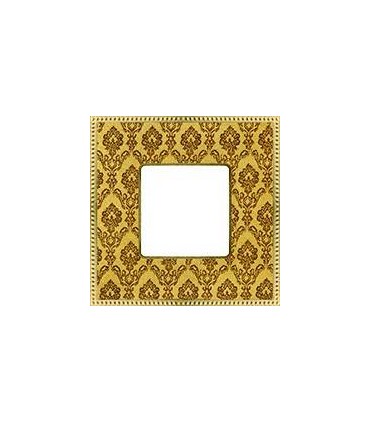 Рамка на 1 пост гор/верт FEDE BELLE EPOQUE TAPESTRY, decorgold - bright gold FD01441DGOB