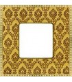 Рамка на 1 пост гор/верт FEDE BELLE EPOQUE TAPESTRY, decorgold - bright gold FD01441DGOB