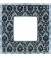 Рамка на 1 пост гор/верт FEDE BELLE EPOQUE TAPESTRY, decornoir - bright chrome FD01441DNCB