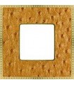 Рамка на 1 пост гор/верт FEDE BELLE EPOQUE TAPESTRY, alienagold - bright gold FD01441GOB