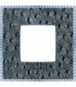 Рамка на 1 пост гор/верт FEDE BELLE EPOQUE TAPESTRY, alienasilver - bright chrome FD01441SCB
