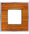 Рамка на 1 пост гор/верт FEDE BELLE EPOQUE WOOD, cherry-bright chrome FD01451CCB