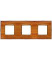 Рамка на 3 поста гор/верт FEDE BELLE EPOQUE WOOD, cherry-bright chrome FD01453CCB