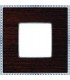 Рамка на 1 пост гор/верт FEDE BELLE EPOQUE WOOD, wenge-bright chrome FD01451WCB