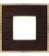 Рамка на 1 пост FEDE BELLE EPOQUE WOOD, wenge-bright gold FD01451WOB