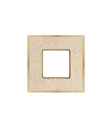 Рамка на 1 пост FEDE BELLE EPOQUE CORINTO, auroramarble-bright gold FD01461AMOB