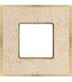 Рамка на 1 пост FEDE BELLE EPOQUE CORINTO, auroramarble-bright gold FD01461AMOB