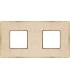 Рамка на 2 поста гор/верт FEDE BELLE EPOQUE CORINTO, auroramarble-bright gold FD01462AMOB