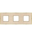 Рамка на 3 поста гор/верт FEDE BELLE EPOQUE CORINTO, auroramarble-bright gold FD01463AMOB